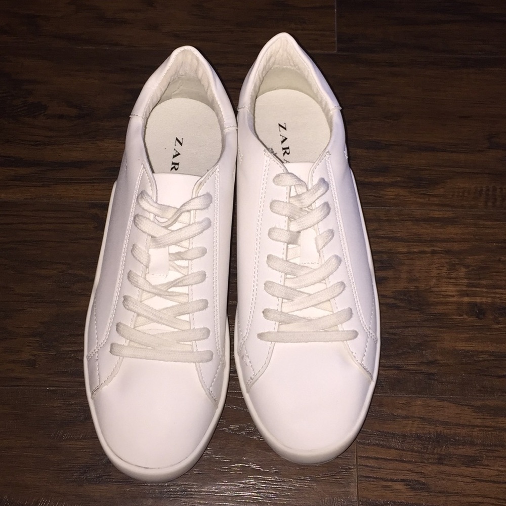 Zara Trafaluc White Sneakers